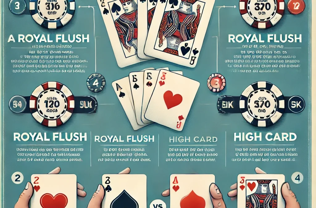 德州撲克規則詳解：了解皇家同花順與高牌的差異及應用