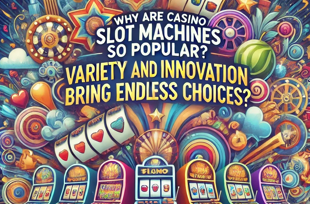 娛樂城老虎機多樣性與創新性帶來無限選擇