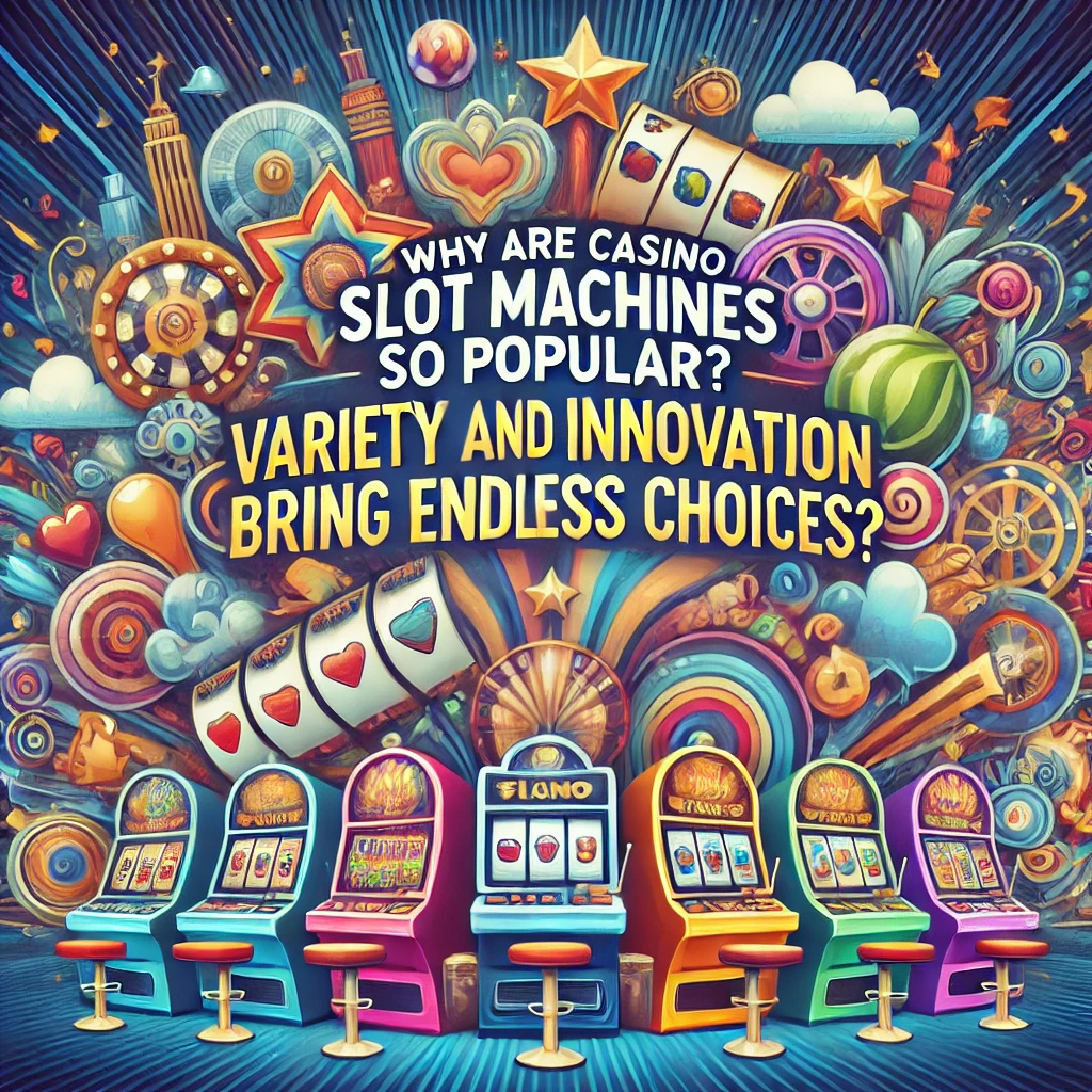 娛樂城老虎機多樣性與創新性帶來無限選擇