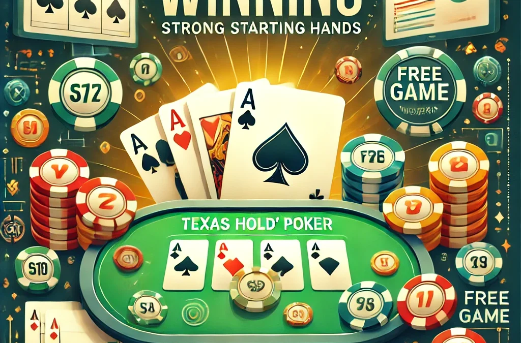 掌握德州撲克：強起手牌與免費遊戲的贏錢策略