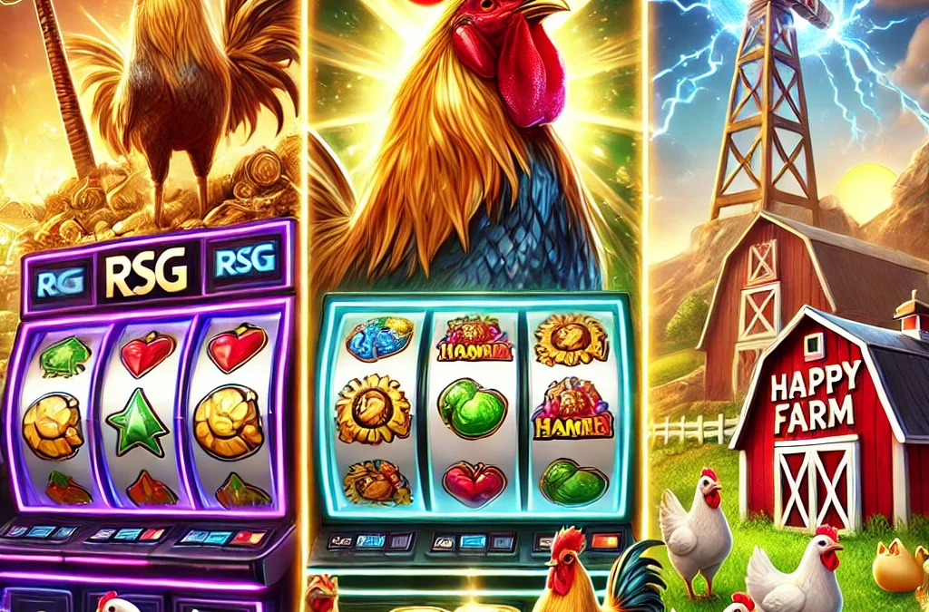 金雞報喜、雷神之鎚、開心農場！RSG皇家電子最強遊戲合集